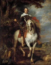 Rytterportræt af Don Francisco de Moncada (1586-1635), greve af Osona, Spaniens kong Filip IV