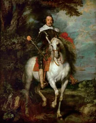 Ridesportræt af Francisco de Moncada 15861635, markis af Aytona og greve af Ossuna