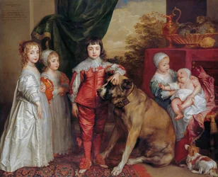 Fem ældste børn af Charles I