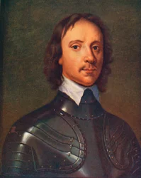 Oliver Cromwell, 1599-1658, engelsk militærleder og politiker, 1906