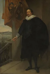 Portræt af Adriaan van der Borcht