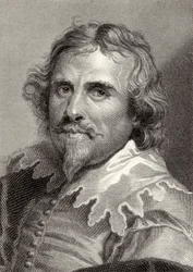 Portræt af Daniel Mytens (ca. 1590-1648) graveret af Edward Smith (gravering)