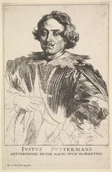 Portræt af Justus Suttermans, 1600-tallet.
