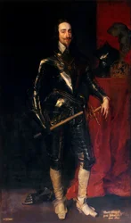 Portræt af kong Charles I af England, Skotland og Irland 1600-1649, 1638.