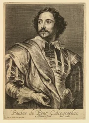Portræt af Paulus Pontius, fra Icons of Princes of Men