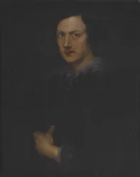 Portræt af en genovesisk adelsmand (olie på lærred)