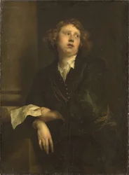Portræt af komponisten Henricus Liberti 1628-1661, ca. 1630