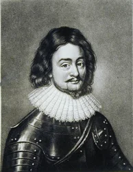Frederick V (1596-1632) Konge af Bøhmen, kurfyrst Palatine af Rhinen, illustration fra Portraits of Characters Illustrious in British History, indgraveret af Robert Dunkarton (1744-c.1817) (mezzotint)