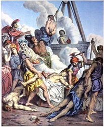 Macchabeernes martyrium, midten af det 19. århundrede (illustration)