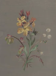 Blomsterdesign, ca. 1820.