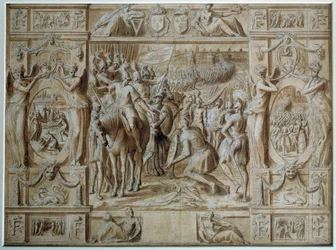 Milanos underkastelse Francois I