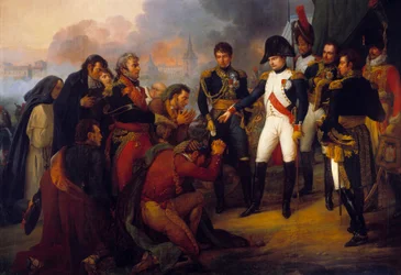 Kejser Napoleon I (1769-1821) før Madrid: kejseren modtog en deputation af byen, 3/12/1808, Maleri af Antoine Charles Horace Vernet (1758-1836)