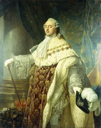 Portræt af Ludvig XV iført statsklæder,