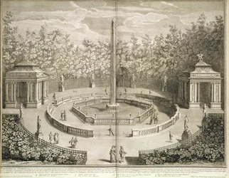 Fountain of the Domes, Versailles, ca. 1715 (radering)
