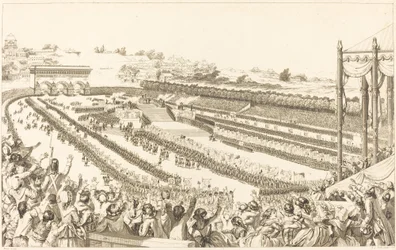 Federation Generale de Francais ved Champ de Mars den 14. juli 1790
