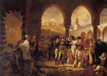 Bonaparte besøger Pesthouse i Jaffa