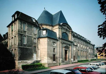 Udvendigt billede af kapellet i Hopital Port-Royal, 1646