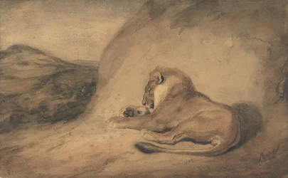 Løvens hvile, 1810-75.