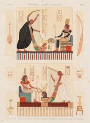 Beskrivelse af Egypten: Theben Byban el Molouk, Vol. II, Pl. 91, 1812.