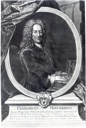 Friedrich Hoffmann, graveret af F.G Wolffgang, 1735