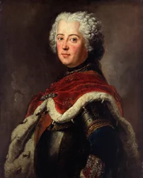 Portræt af Frederik II af Preussen 17121786 som kronprins, 1739