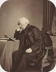 Ukendt mandlig oppasser, ca. 1860.