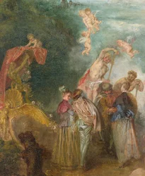 Pilgrimsvandring på øen Cythera (1717)