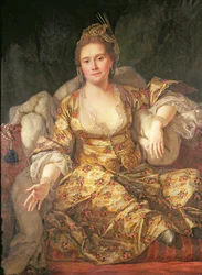 Annette, grevinde af Vergennes i orientalsk dragt