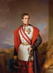 Portræt af kejser Franz Joseph 1. af Østrig, 1849