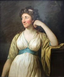 Portræt af Elisa von der Recke