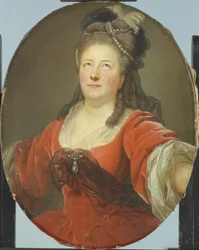 Portræt af skuespillerinden Friederike Seyler (1738-89)