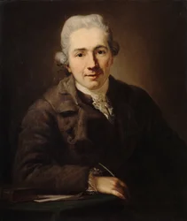 Filosoffen og forfatteren Johann Jakob Engel 1741-1802, 1773.