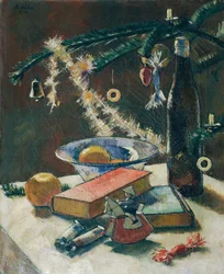 Stilleben under juletræet