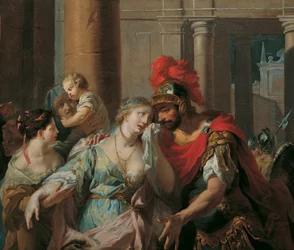 Hektors farvel til Andromache (olie på lærred)