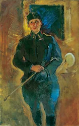 Otto von Aichelburg-Zossenegg som kavalerieløjtnant