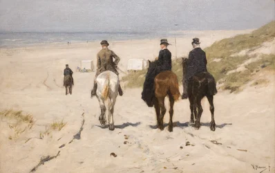 Morgentur langs stranden