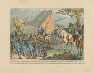 Hæren af Graf Ivan Ivanovich Diebitsch krydser Balkan