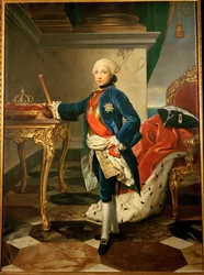 Ferdinand IV, konge af Napoli og de to Sicilier, malet (maleri på lærred)