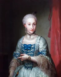 Portræt af Infanta Maria Josefa af Spanien, af Anton Raphael Mengs, maleri