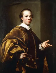 Portræt af John, 7. jarl af Galloway, trekvart-længde, ca. 1758