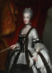 Portræt af Maria Carolina af Østrig