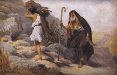 Isaacs offer, fra Hulberts Story of the Bible udgivet af The John Winston Company, 1932