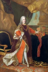 Portræt af kejser Frans I af Østrig 1708-1765