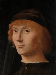 Portræt af en ung mand, ca. 1470 (olie på træ)
