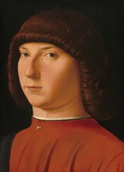 Portræt af en ung mand, ca. 1475-1480 (tempera og olie på poppelpanel)
