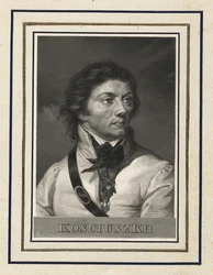 Portræt af Tadeusz Kosciuszko 1746-1817