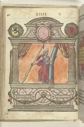 Scene med personificering af kraften (Fortitudo), 1578