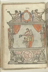 Scene med personificering af kærlighed (Charitas), 1578