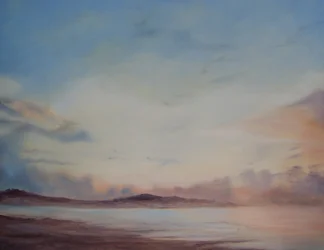 Instow Beach, Separation of the tide, 2014