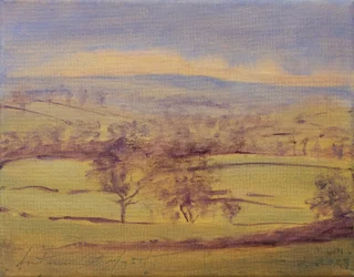 Somerset trees, 2023 (olie på lærred)